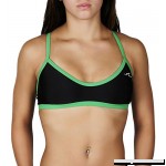 Adoretex Girl Women's Crossback Workout Bikini Black Top B07PQTDQ2H